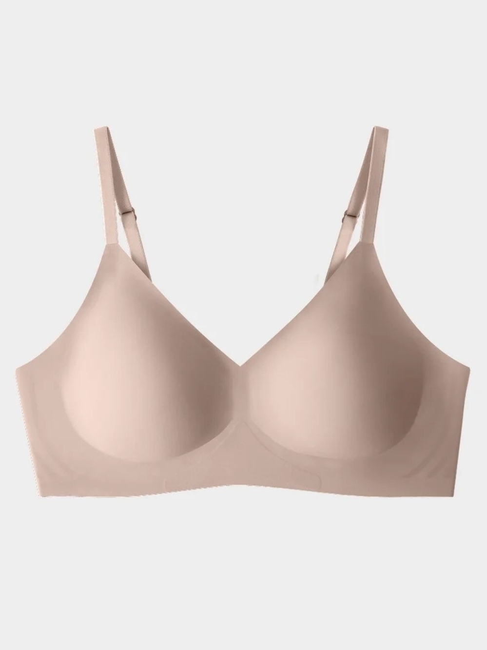 Eby Nude Seamless Relief Only Full Coverage 3 Hook Close Bra Size 2XLDD